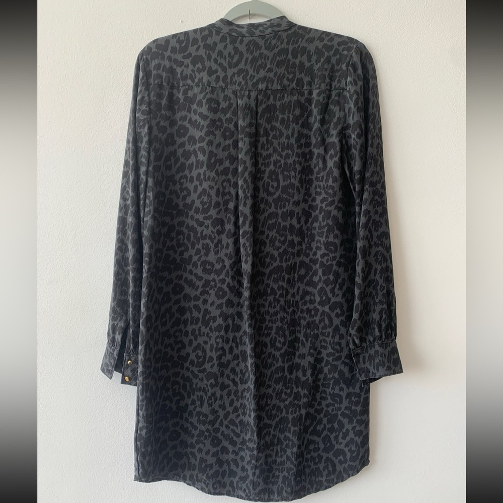 Juicy Couture Black Leopard Print Tunic Dress Small - Picture 9 of 10